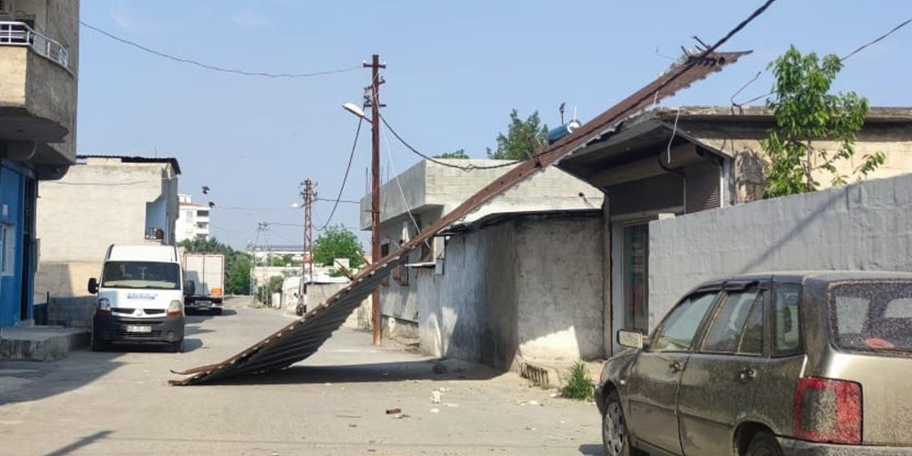 Gaziantep'i fırtına vurdu