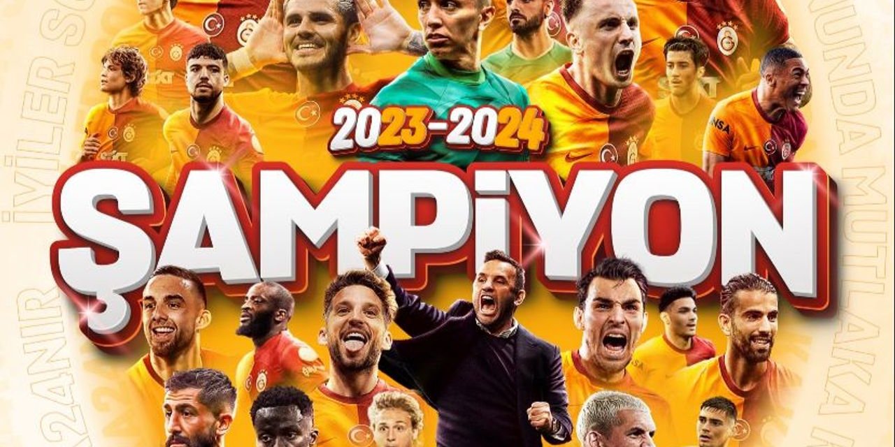 Süper Lig'de Galatasaray şampiyon oldu!